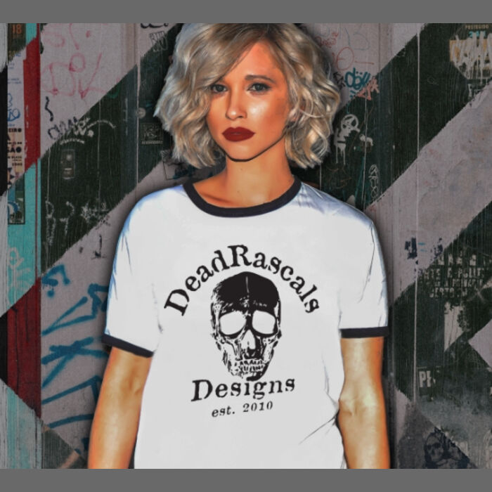 Dead Rascals - Womens AS Colour Ringer Tee 4053 Thumbnail