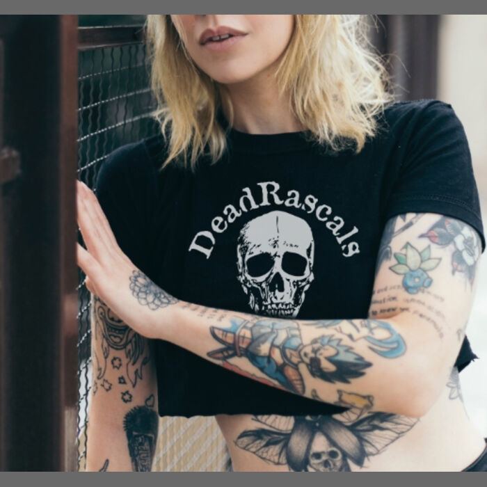 Dead Rascals - AS Colour CROP TEE - 4062 Thumbnail